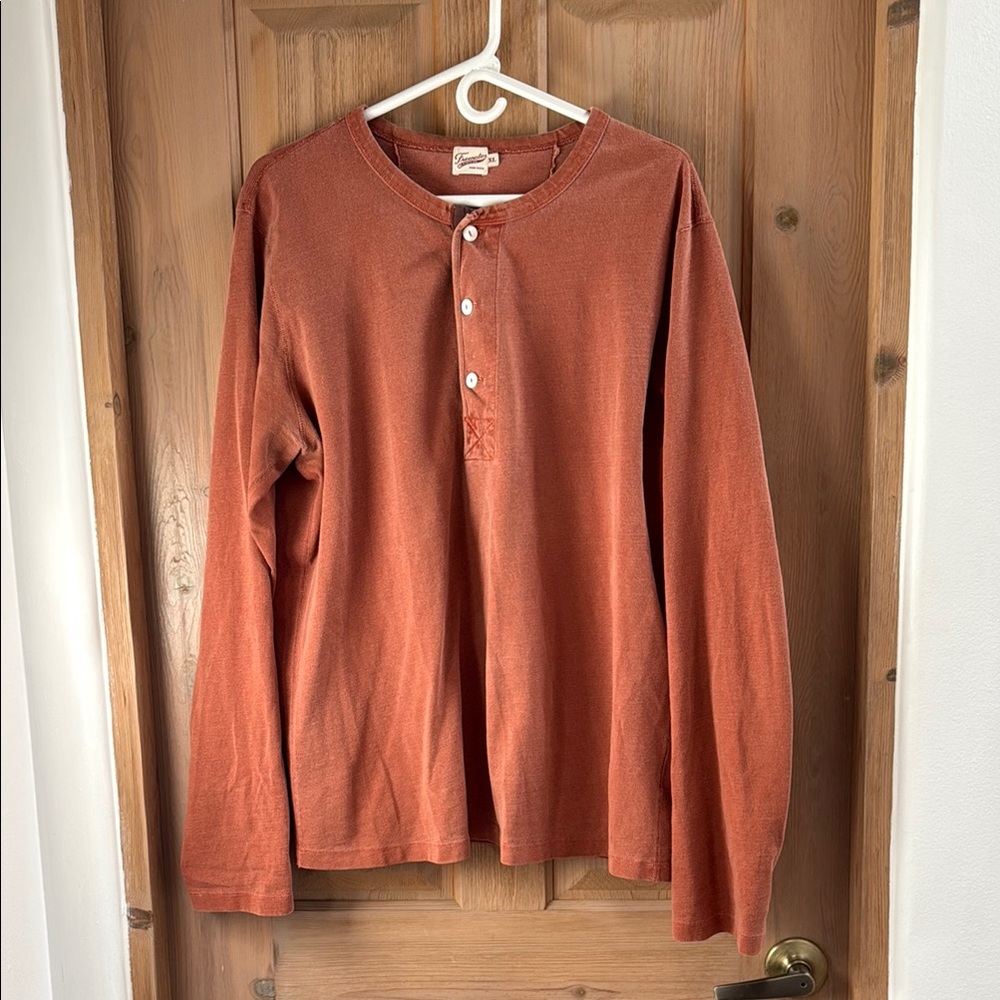 Freenote Cloth 13 ounce Men’s Henley Rust